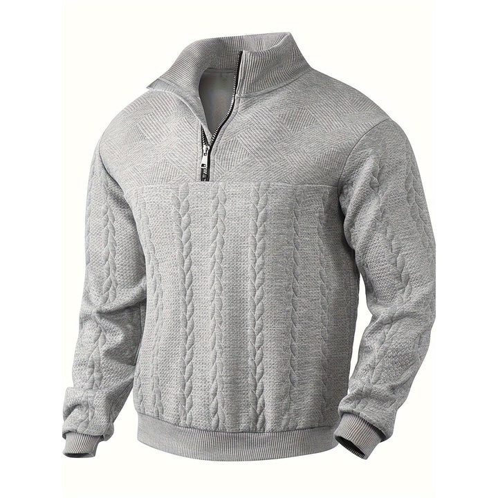 Rafael™ | Vintage Herensweater met Rits