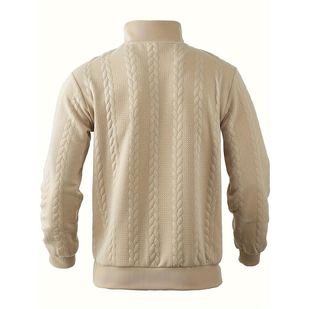 Rafael™ | Vintage Herensweater met Rits