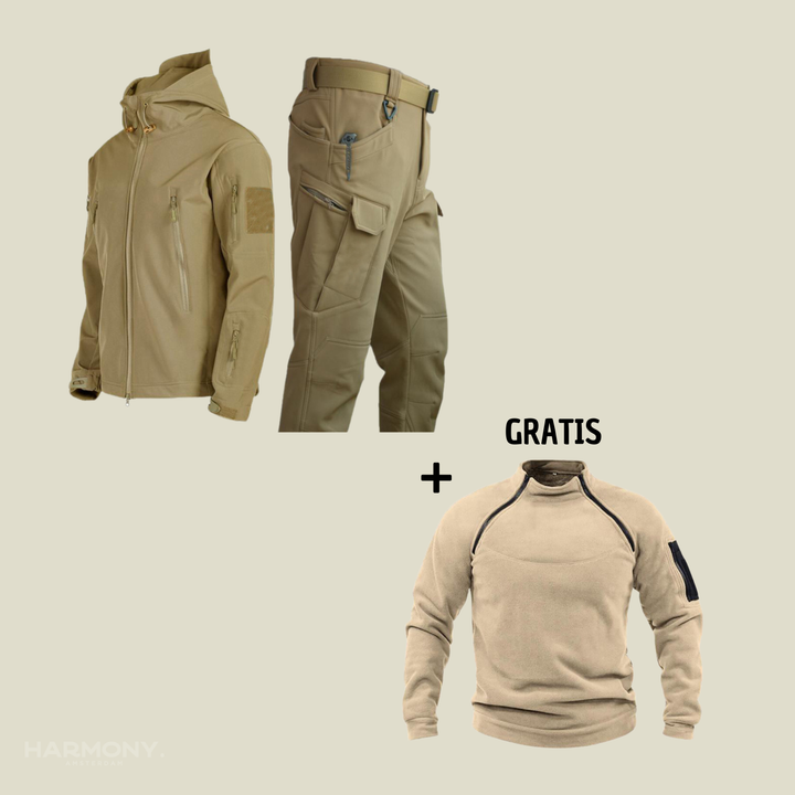 Nick™ | Militair waterdicht pak + gratis Trekker fleece